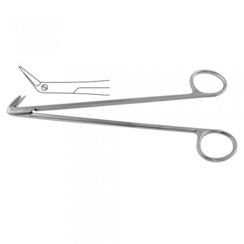 Diethrich-Potts Vascular Scissor Angled 45° - Ultra Delicate Blade Stainless Steel, 18 cm - 7"